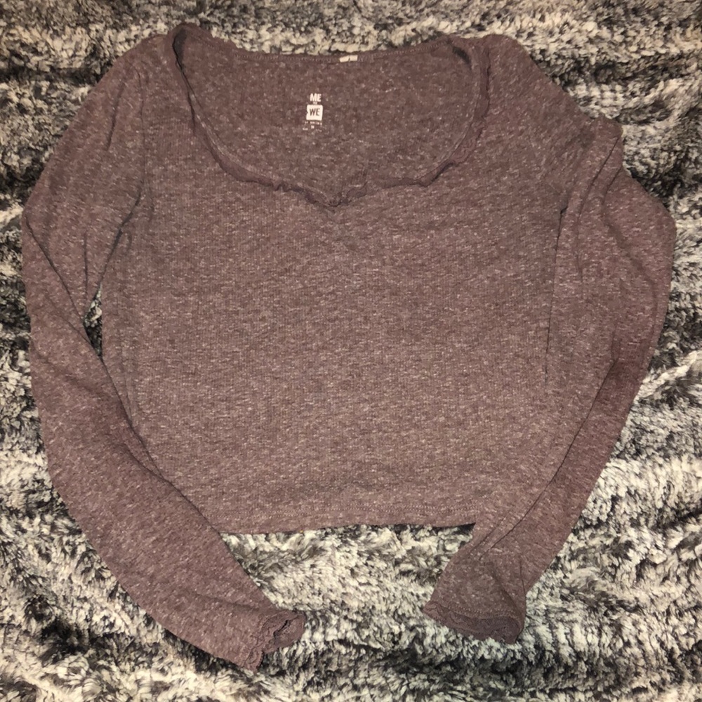 cropped long sleeve. worn a lot but still in wonderful condition